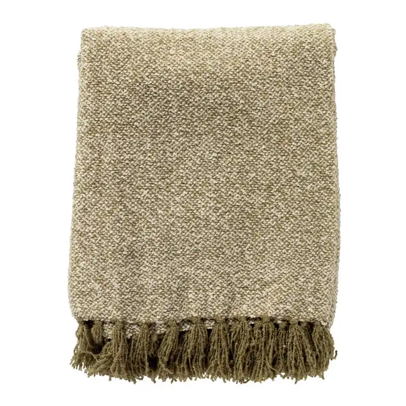 Dutch Decor plaid Sally Boa Groen 140×180 cm
